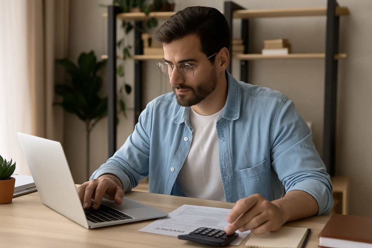 QuickBooks accounting software on a laptop for New Hampshire entrepreneurs